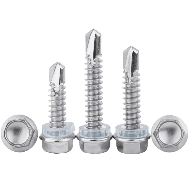 Hex Head Self-Drilling Screws With PVC Washer factory